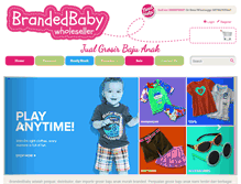 Tablet Screenshot of brandedbabys.com